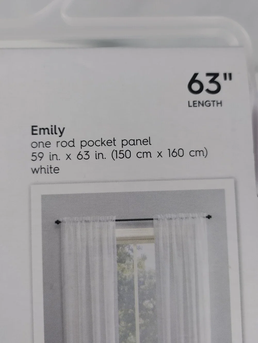 No. 918 Sheer Emily Voile Grommet Top Curtain Panel 84